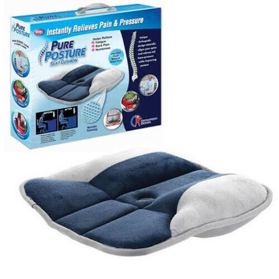 Pure Posture Seat Cushion, Massage Seat Cushion, Comfort Foam Tailbone Pillow, Car Seat Pad, Memory Foam Seat Cushion For Relaxation, Back Pain Relief Pillow, Hemorrhoid Tailbone Cushion, Posture Seat Pads for Office Wheelchair Kitchen Car Pure Posture Seat Cushion, Massage Seat Cushion, Comfort Foam Tailbone Pillow, Car Seat Pad, Memory Foam Seat Cushion For Relaxation, Back Pain Relief Pillow, Hemorrhoid Tailbone Cushion, Posture Seat Pads for Office Wheelchair Kitchen Car